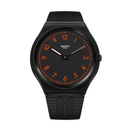 SWATCH SKIN IRONY BRUCHED RED 42MM SS07B106
