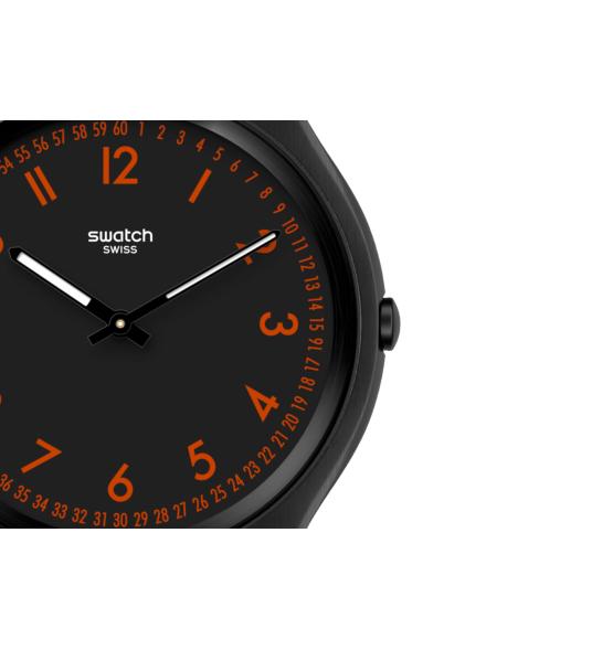 SWATCH SKIN IRONY BRUCHED RED 42MM SS07B106