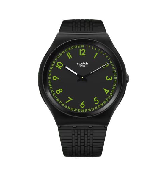 SWATCH SKIN IRONY BRUSHED GREEN 42MM SS07B108