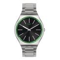 SWATCH SKIN IRONY GREEN GRAPHITE 42MM SS07S128G