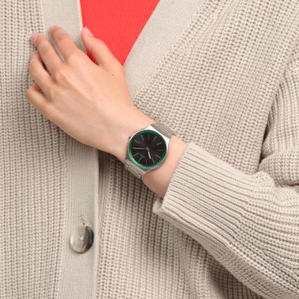 SWATCH SKIN IRONY GREEN GRAPHITE 42MM SS07S128G