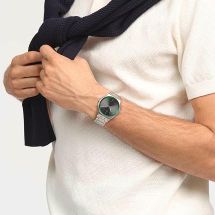 SWATCH SKIN IRONY GREEN GRAPHITE 42MM SS07S128G