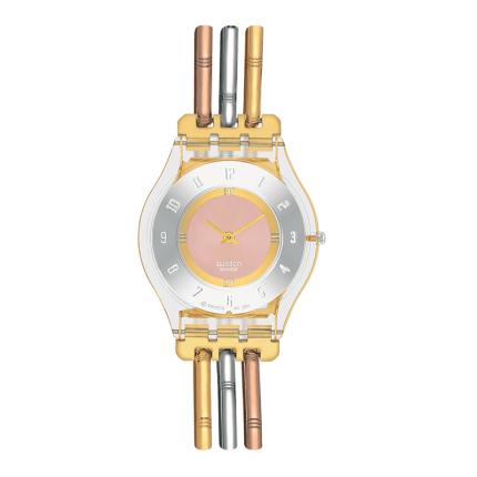 SWATCH SKIN TRI-GOLD AGAIN 34MM SS08K101A