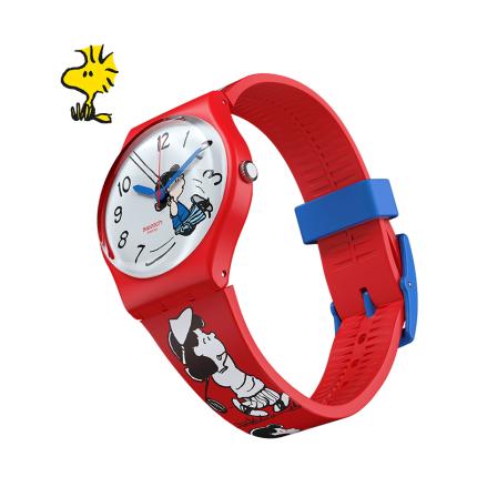 SWATCH X PEANUTS GENT KLUNK! 34MM SO28Z106