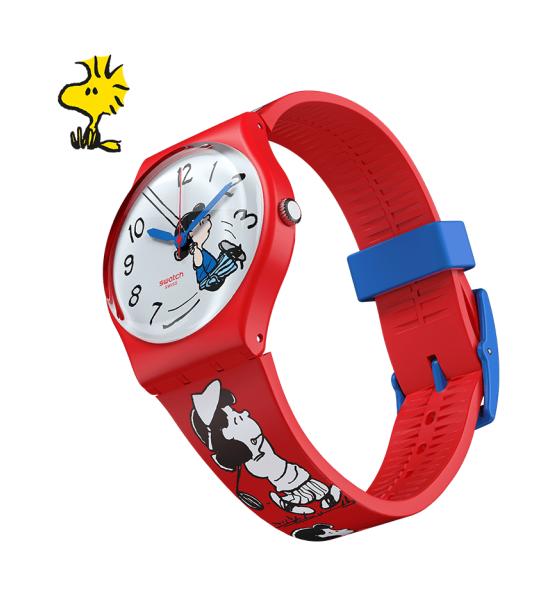 SWATCH X PEANUTS GENT KLUNK! 34MM SO28Z106