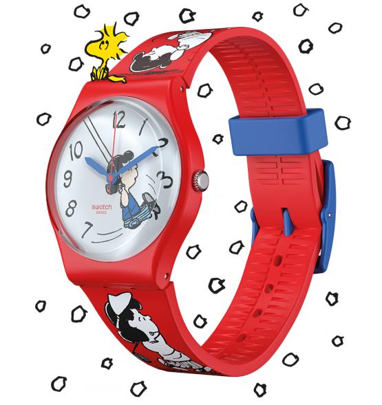 SWATCH X PEANUTS GENT KLUNK! 34MM SO28Z106