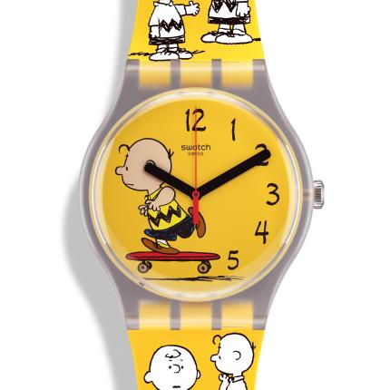 SWATCH X PEANUTS NEW GENT POW WOW 41MM SO29Z101