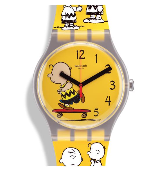 SWATCH X PEANUTS NEW GENT POW WOW 41MM SO29Z101