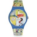 SWATCH X PEANUTS NEW GENT SMAK! 41MM SO29Z108