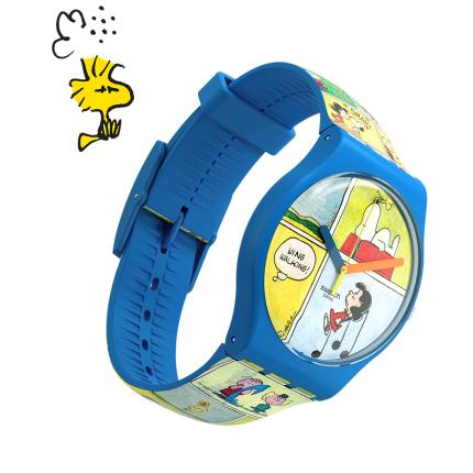 SWATCH X PEANUTS NEW GENT SMAK! 41MM SO29Z108