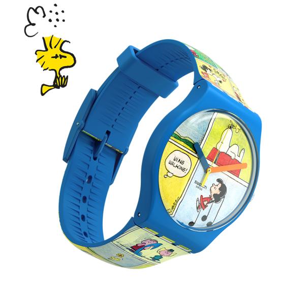 SWATCH X PEANUTS NEW GENT SMAK! 41MM SO29Z108