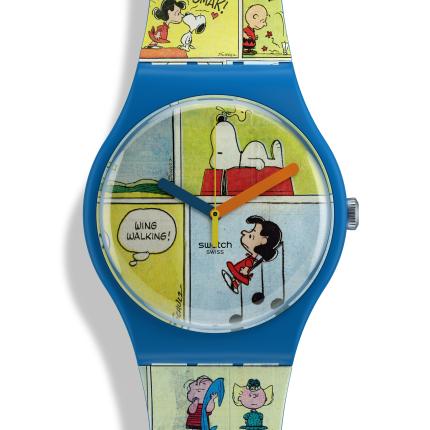 SWATCH X PEANUTS NEW GENT SMAK! 41MM SO29Z108