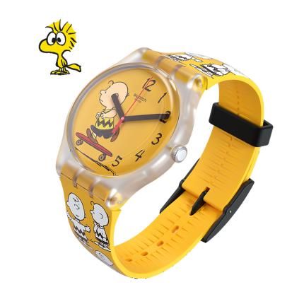 SWATCH X PEANUTS NEW GENT POW WOW 41MM SO29Z101