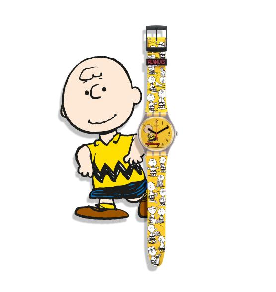 SWATCH X PEANUTS NEW GENT POW WOW 41MM SO29Z101