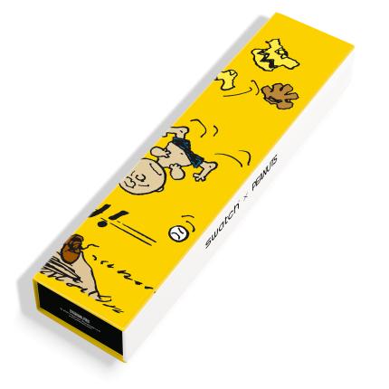 SWATCH X PEANUTS NEW GENT POW WOW 41MM SO29Z101