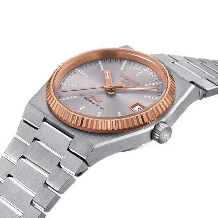 TISSOT PRX 35MM STEEL & 18K GOLD BEZEL T931.207.41.336.00