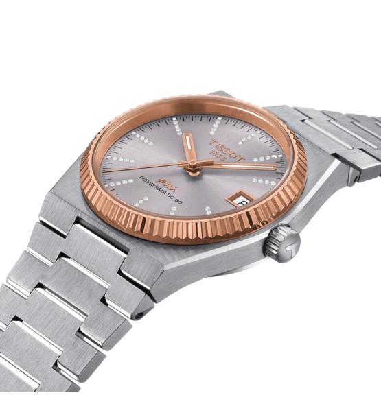 TISSOT PRX 35MM STEEL & 18K GOLD BEZEL T931.207.41.336.00