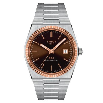 TISSOT PRX 40MM STEEL & 18K GOLD BEZEL T931.407.41.291.00