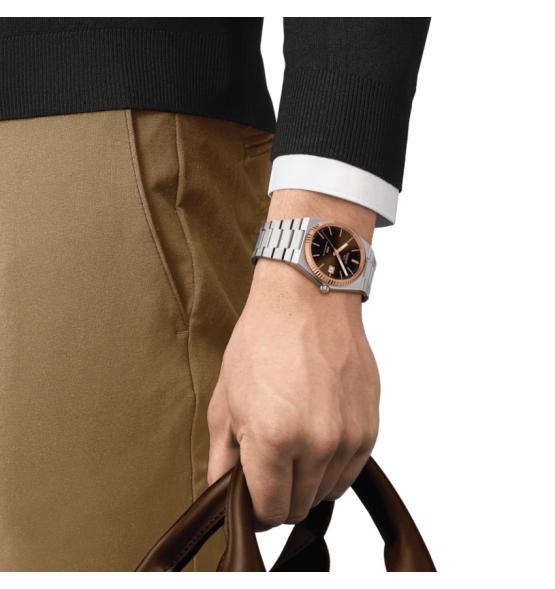 TISSOT PRX 40MM STEEL & 18K GOLD BEZEL T931.407.41.291.00