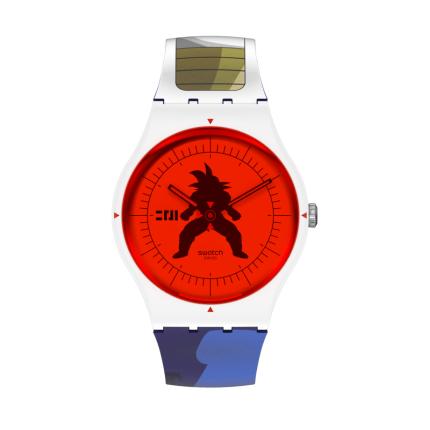 SWATCH X DRAGONBALL Z VEGETA 41MM SUOZ348