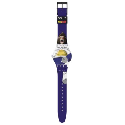 SWATCH X DRAGONBALL Z VEGETA 41MM SUOZ348