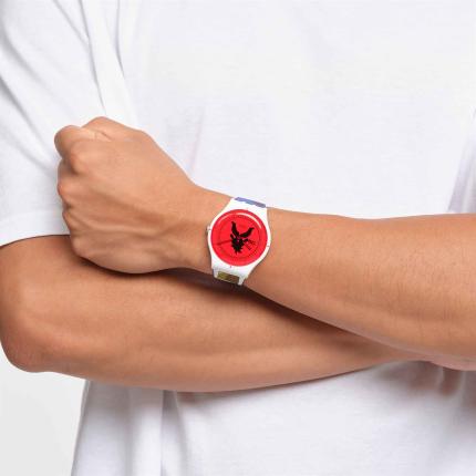 SWATCH X DRAGONBALL Z VEGETA 41MM SUOZ348